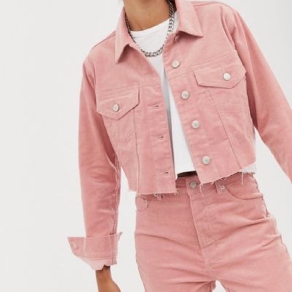 Signature8 Jackets & Blazers - Signature 8 cropped trucker jacket sz Medium rose